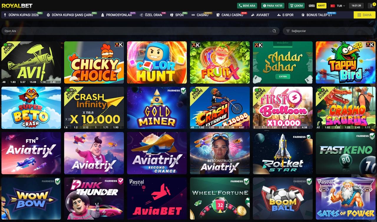 Royalbet siteye nasıl girilir